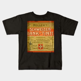 Schweizer Bank Tinte / Swiss Artwork Photography Kids T-Shirt